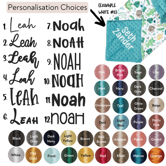 **50% OFF** Minky Baby Blanket with Bright Pastel Feathers