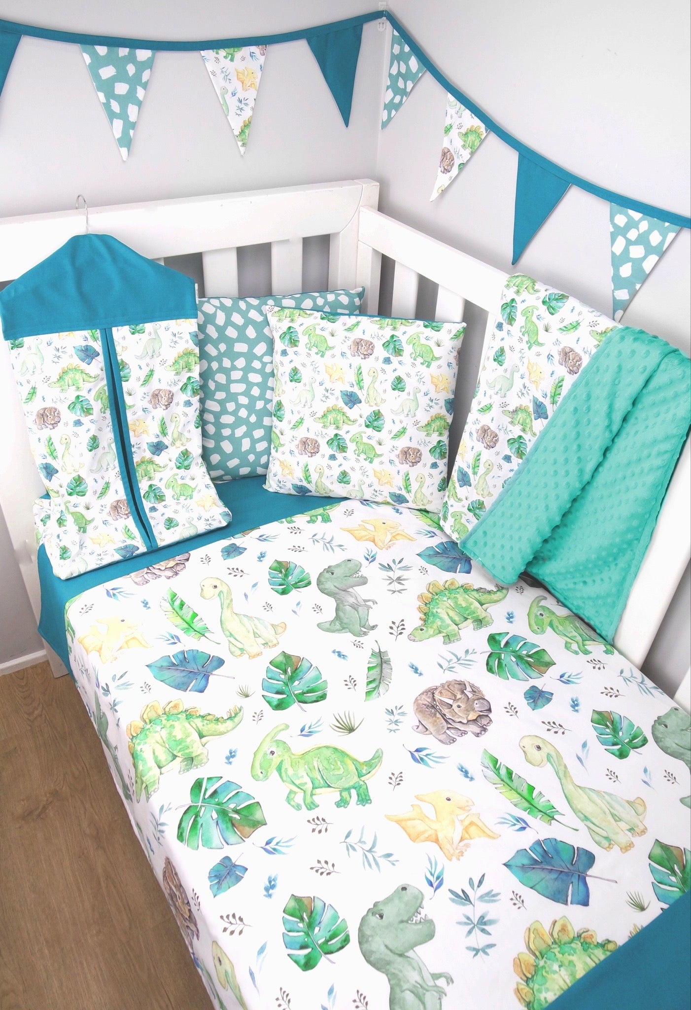 Little Dinosaur Cot Quilt