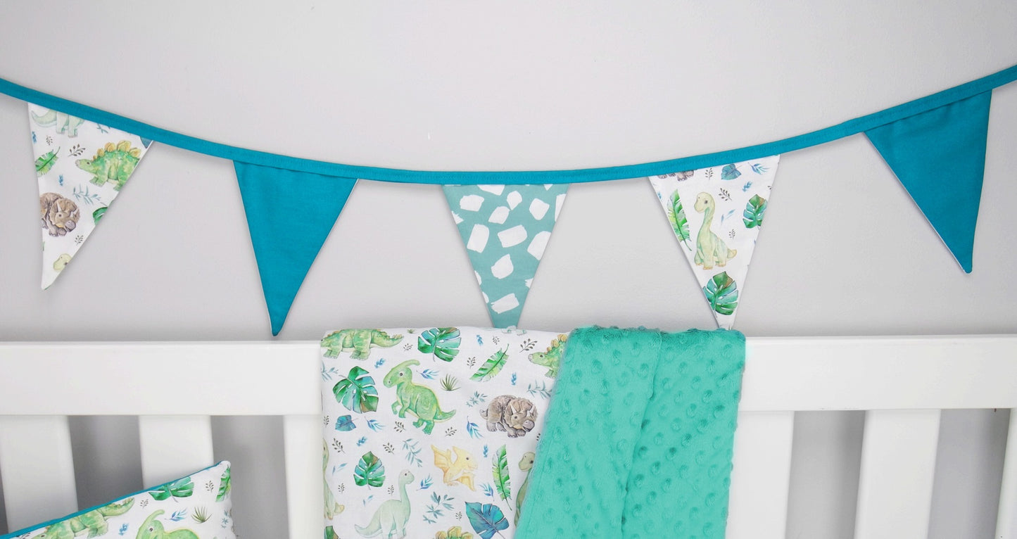 Little Dinosaur Bunting Flags