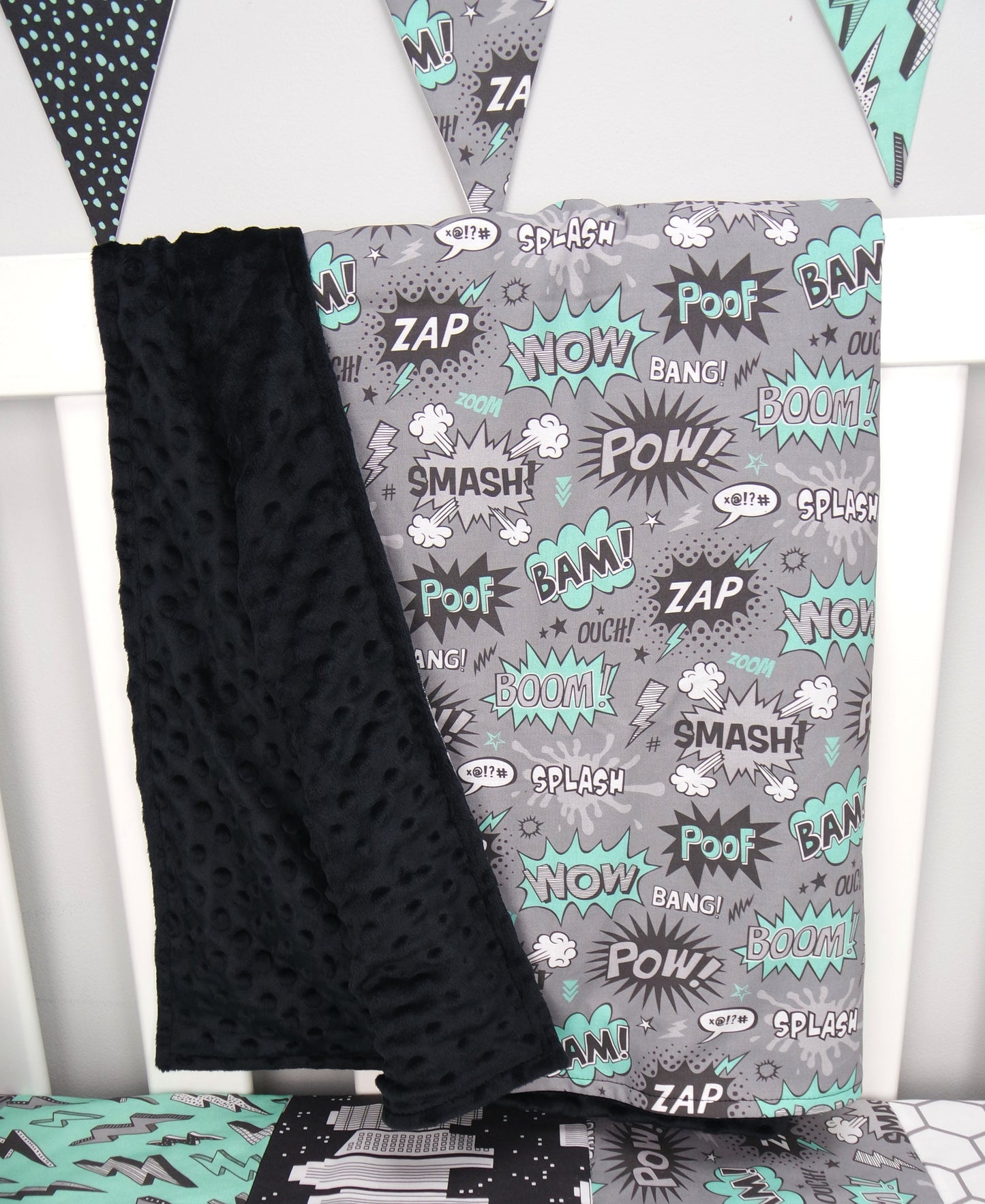 *40% OFF* Little Superhero Minky Baby Blanket