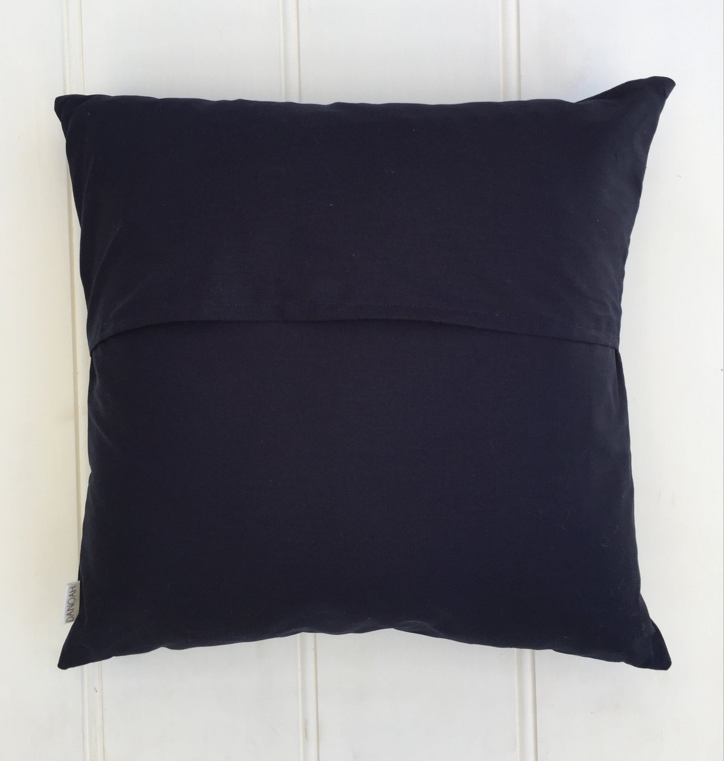 Navy Blue & Teal Anchors Cushion Cover