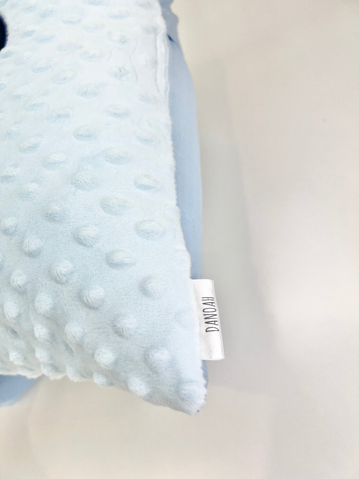 Minky Dot Whale Personalised Cushion Cover