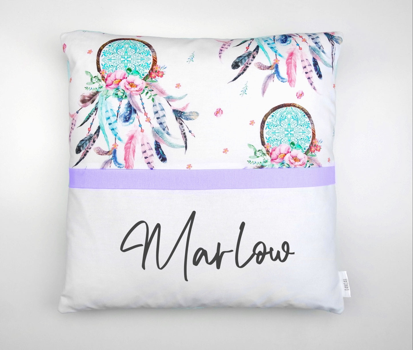 Pastel Purple Dreamcatcher Personalised Cushion Cover
