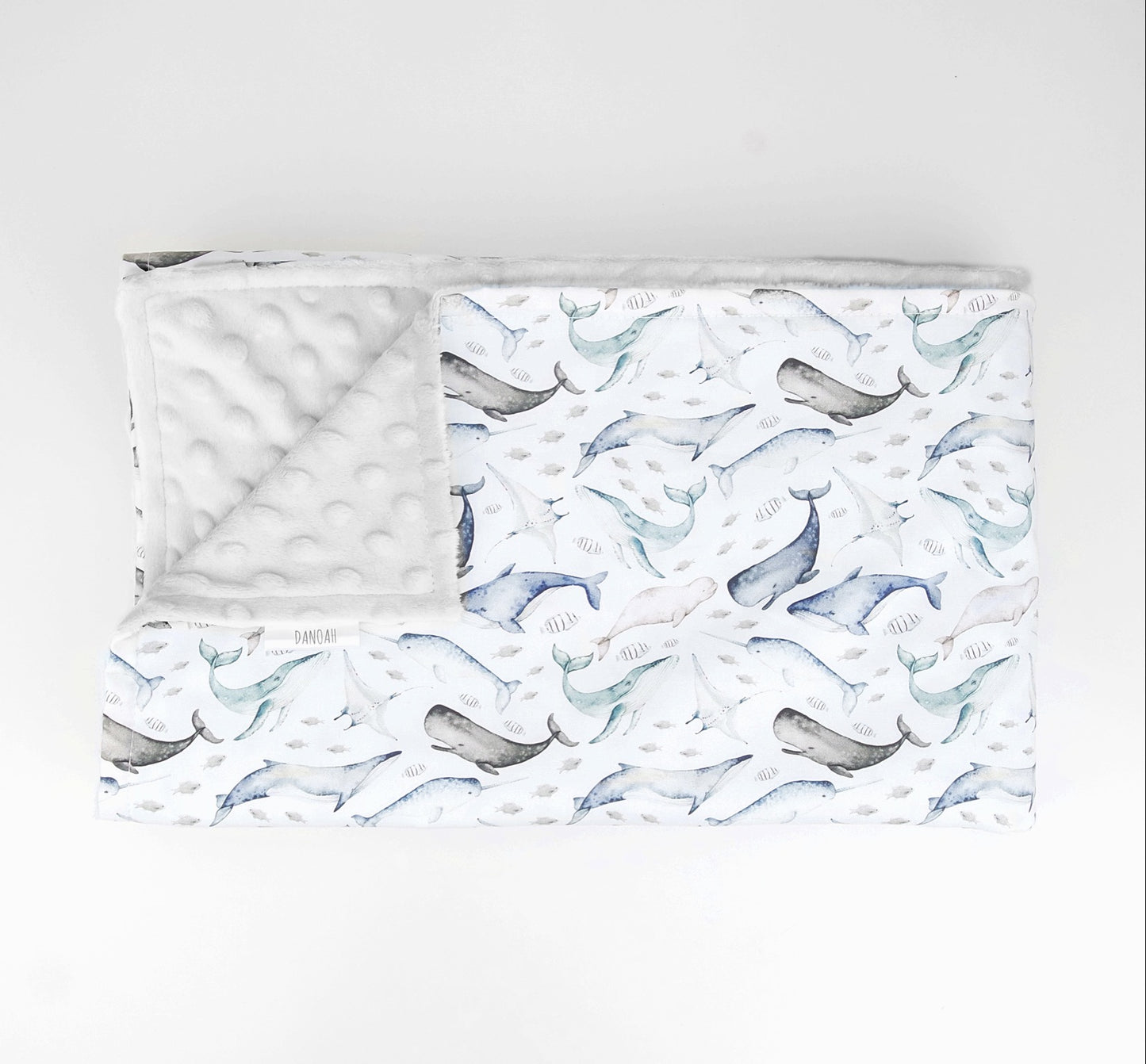 Under the Sea Minky Dot Baby Blanket