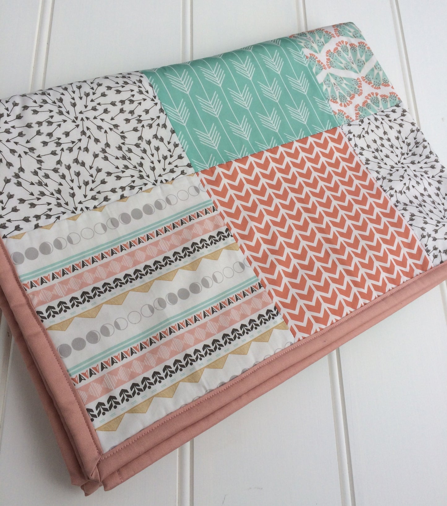Pastel Arizona Patchwork Quilt