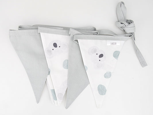 Australian Koala Bunting Flags (Grey)
