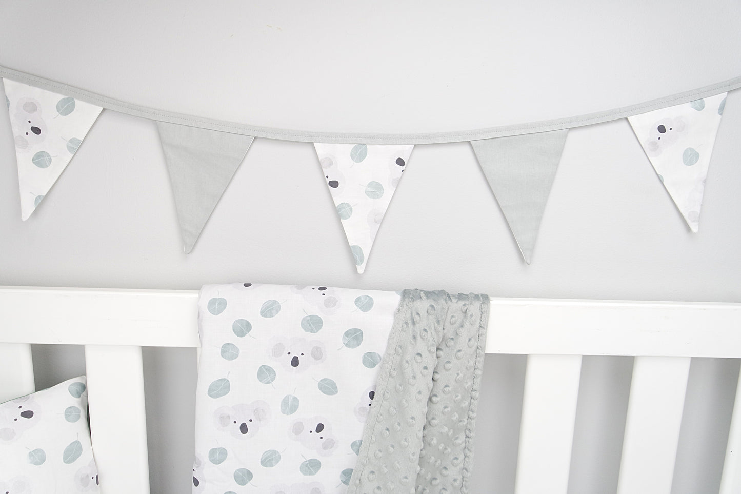 Australian Koala Bunting Flags (Grey)