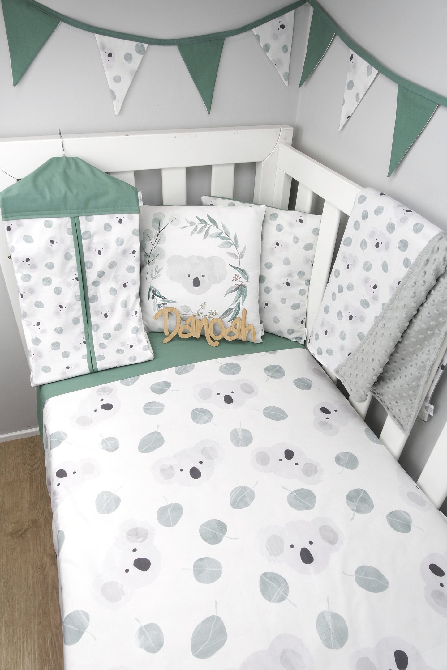 Australian Koala Nappy Stacker (Sage Green)
