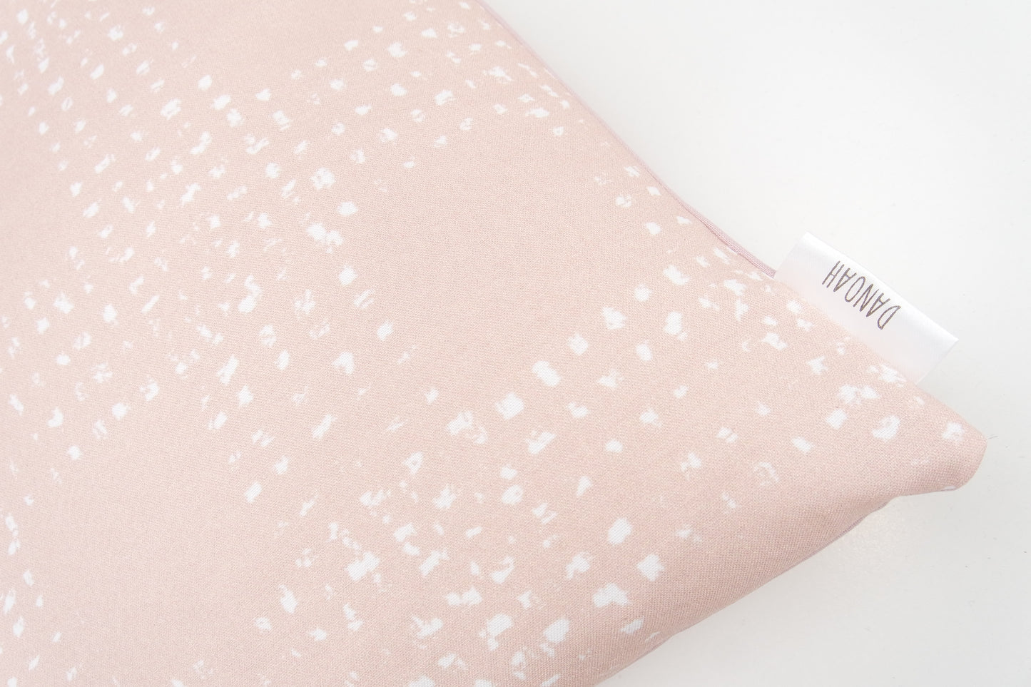 Pink Embossed Cushion Cover