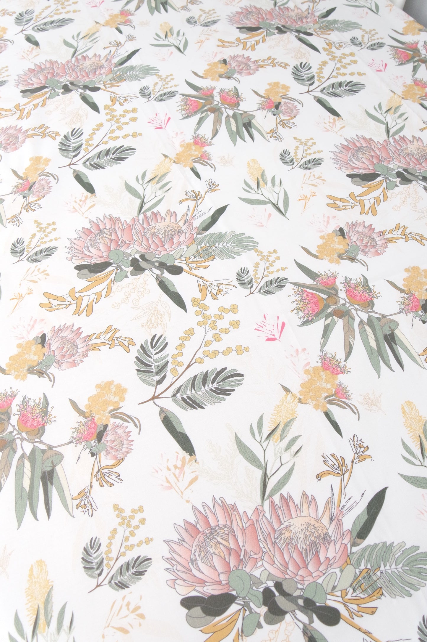 Australian Wildflower Cot Quilt