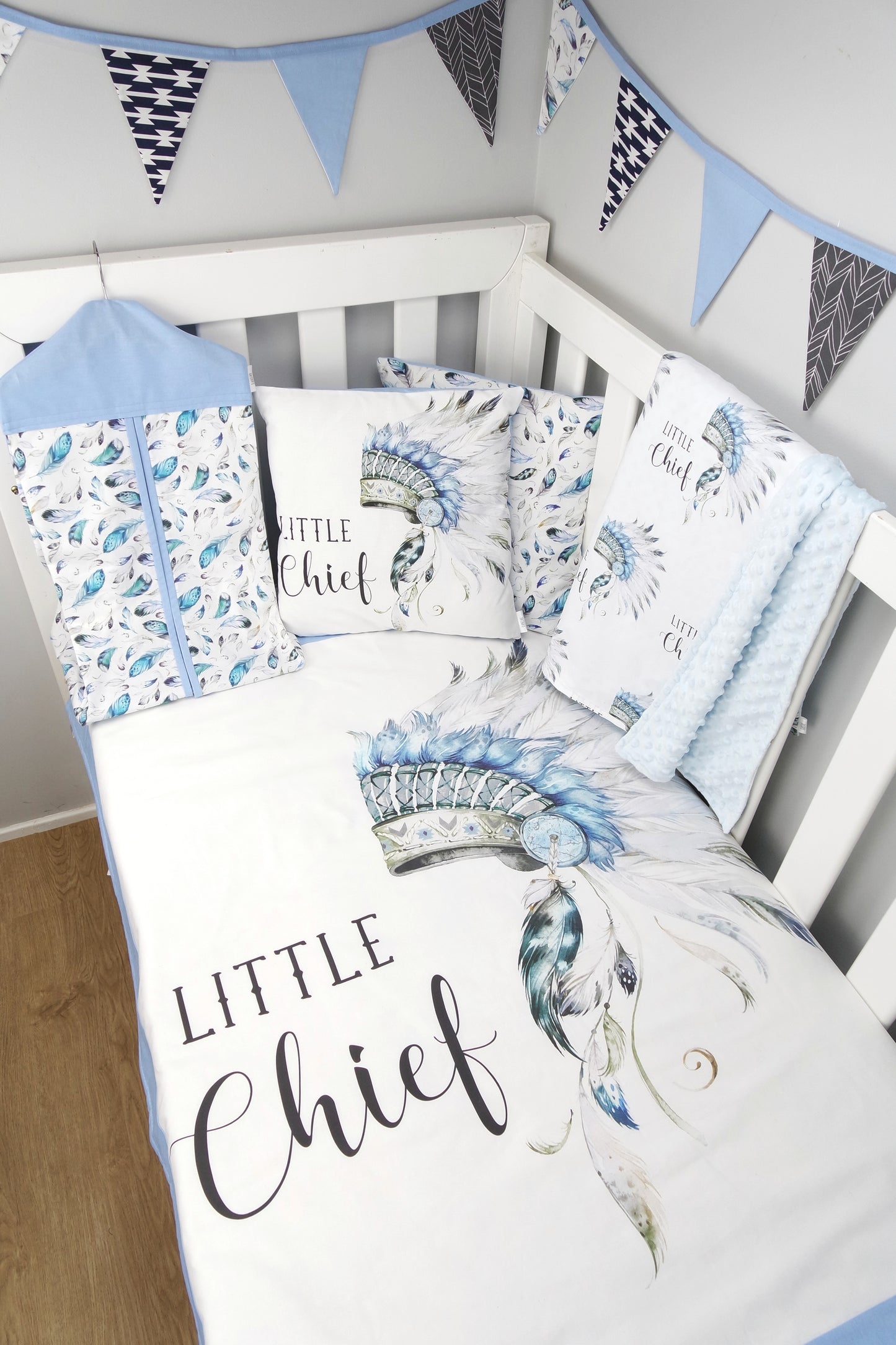 Little Chief Minky Baby Blanket
