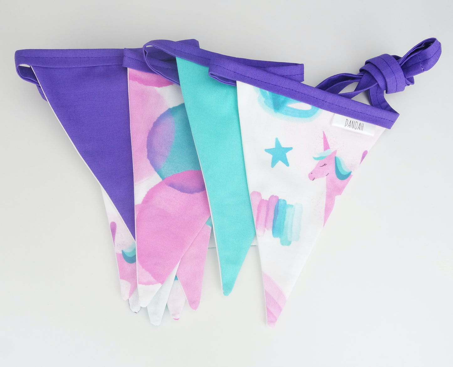 **70% OFF** Purple Unicorn Bunting Flags