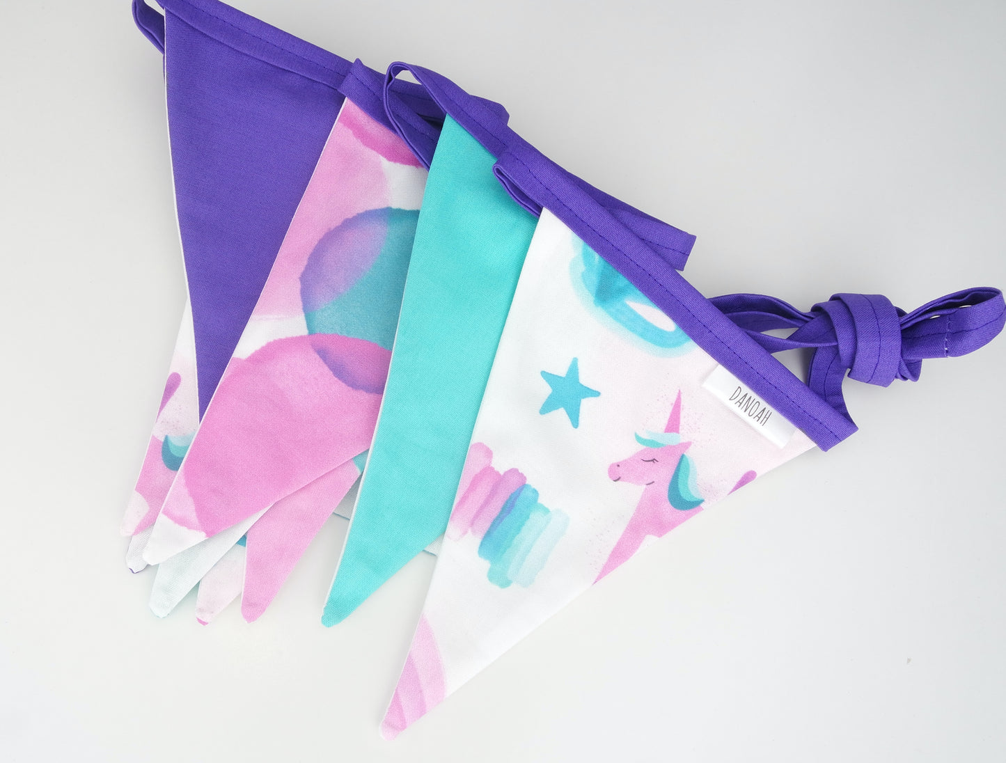 **70% OFF** Purple Unicorn Bunting Flags