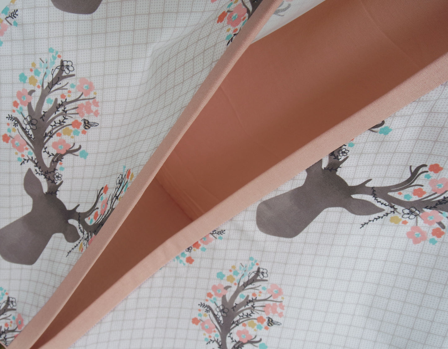 Nappy Stacker - Pink Deer Head