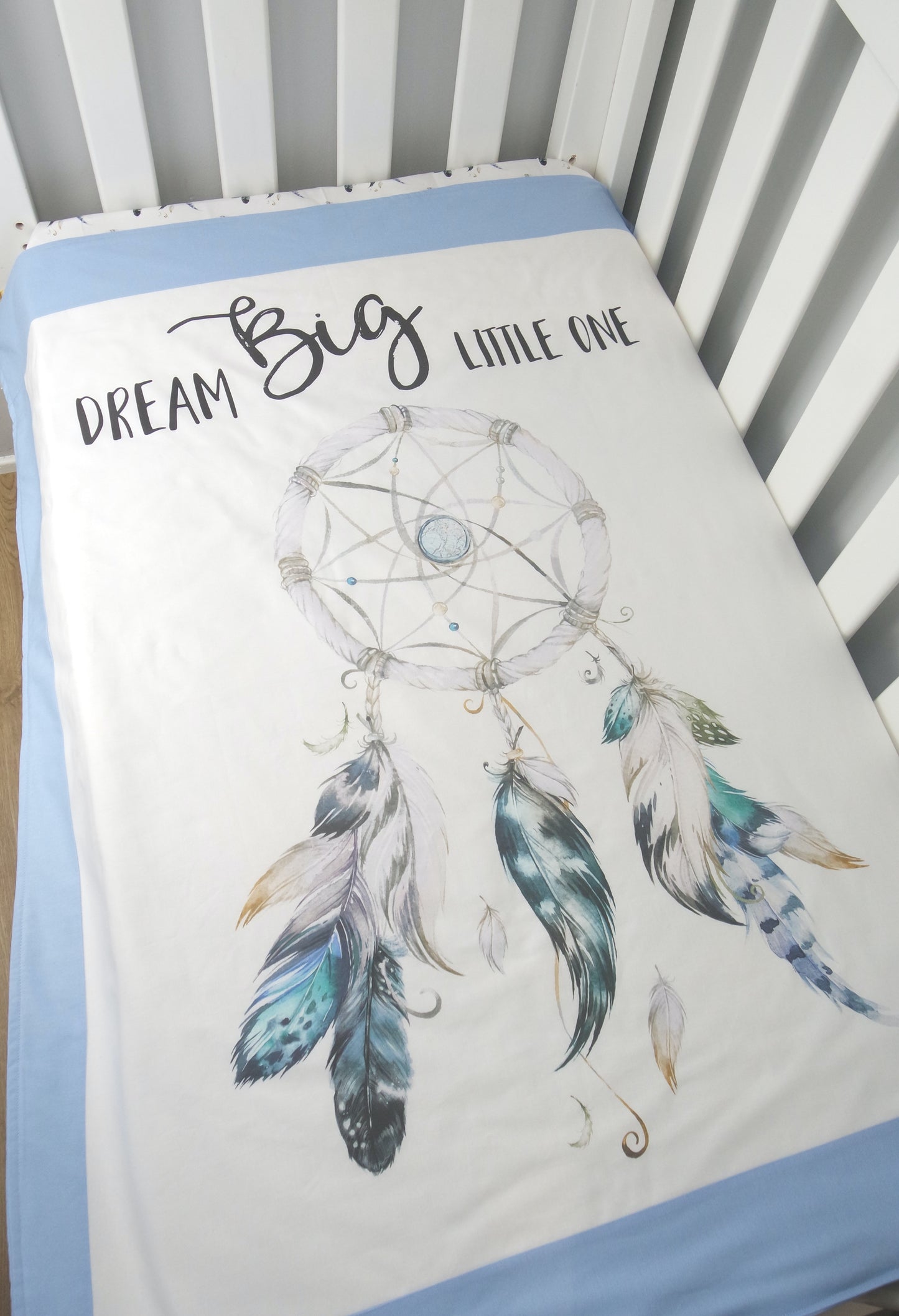 Blue Dream Big Little One Cot Quilt