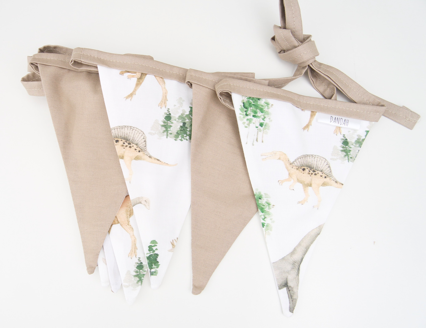 Lazy Dinosaur Bunting Flags