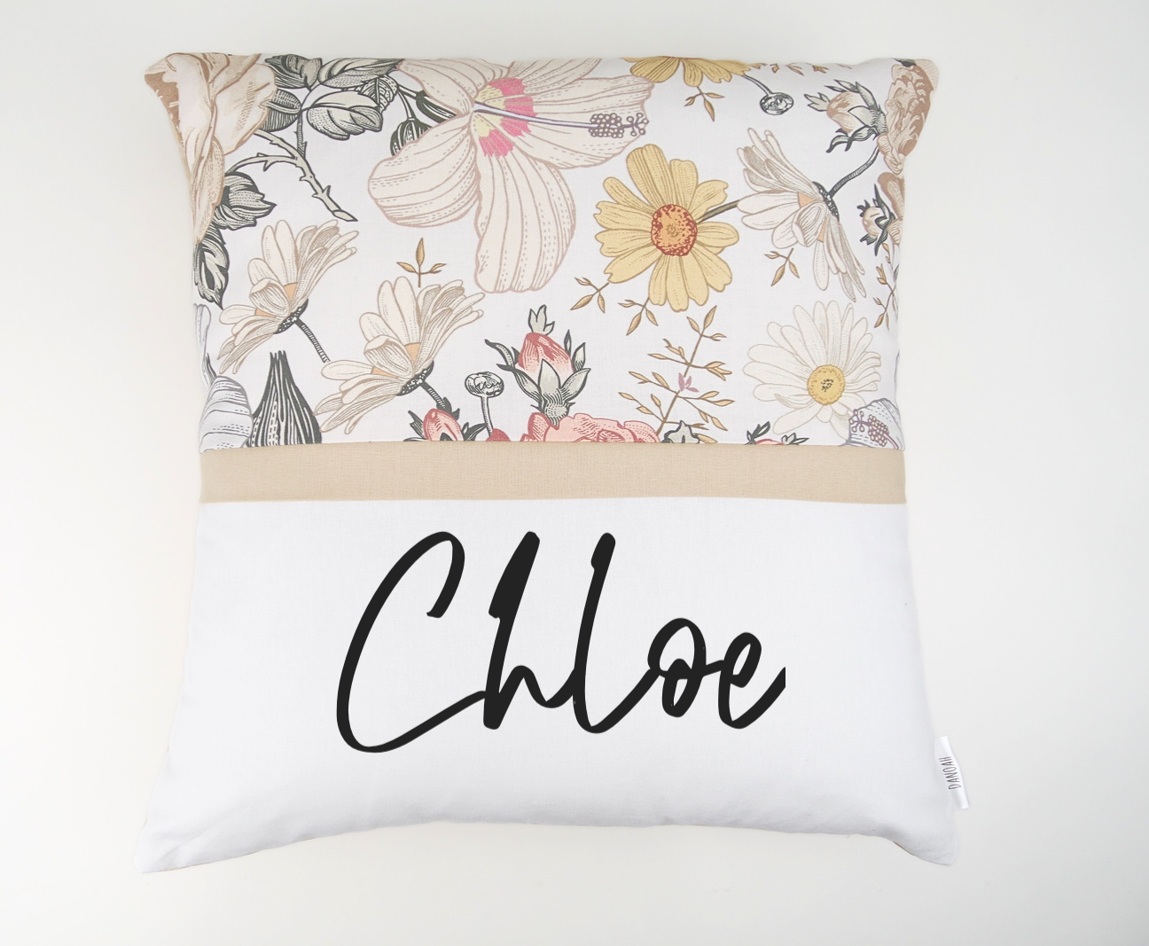 Lazy Dinosaur Personalised Cushion Cover