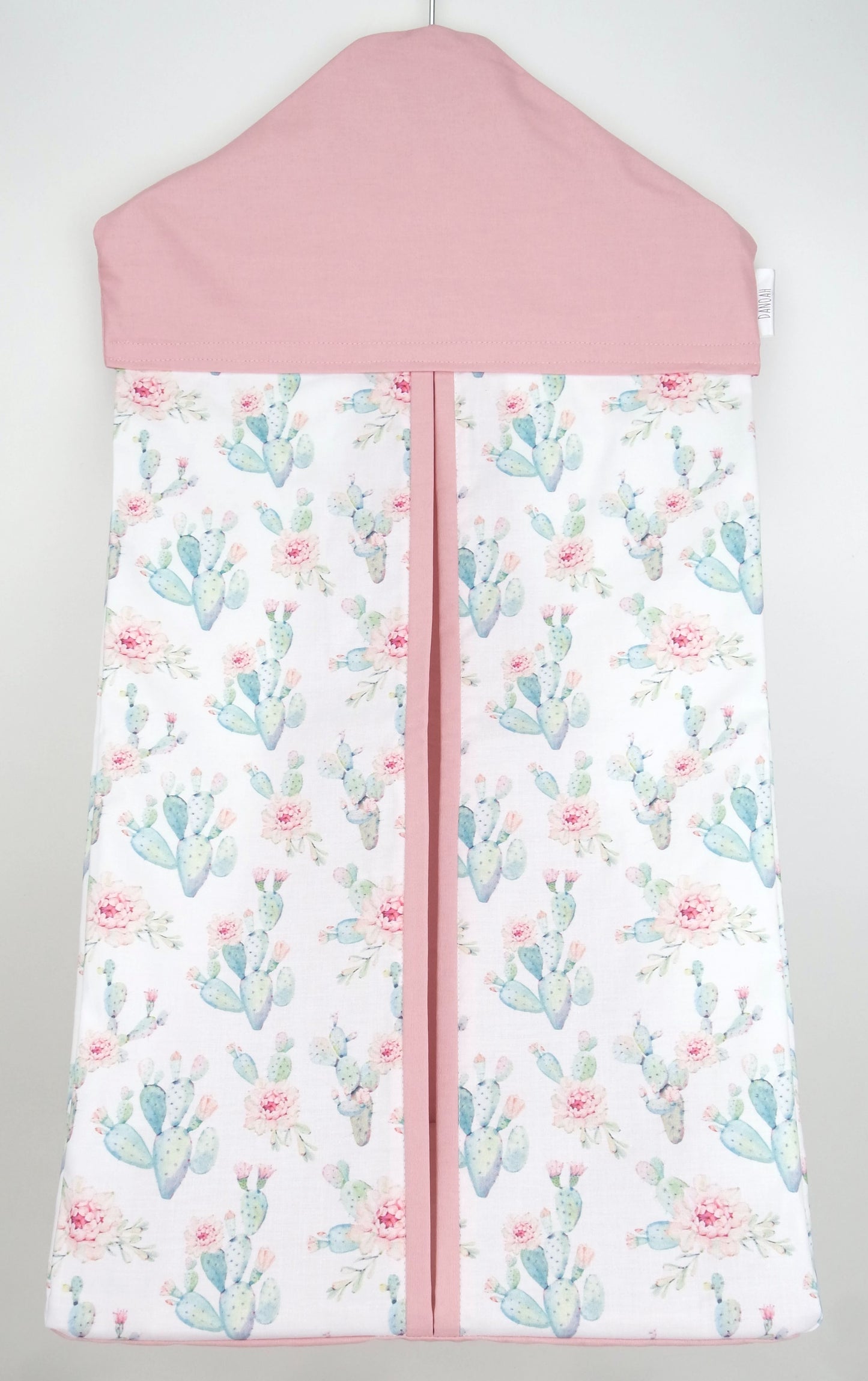 Pink Floral Cactus Nappy Stacker
