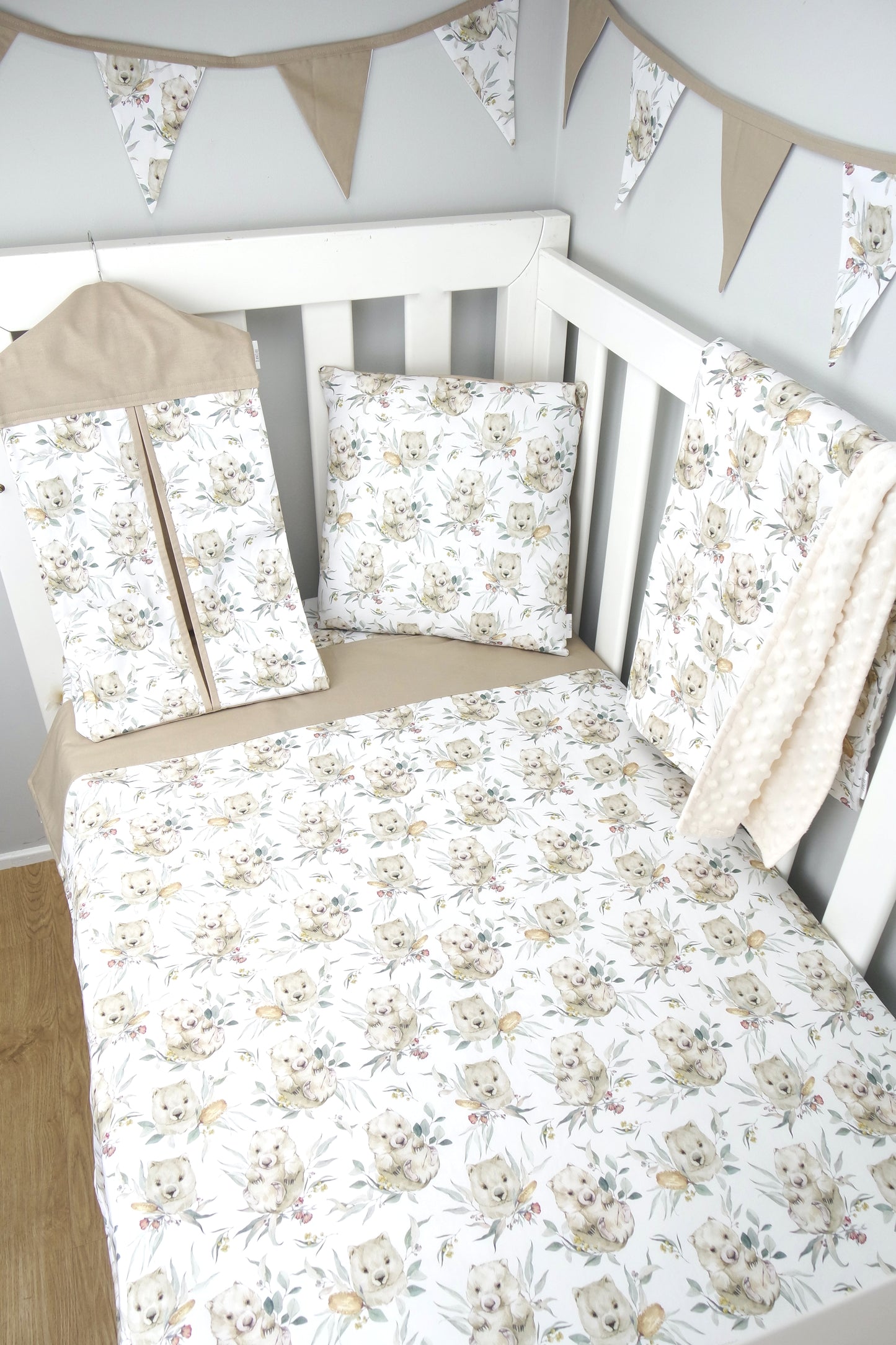 Willy the Wombat Cot Quilt