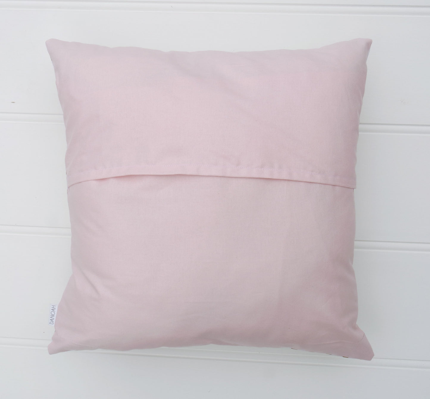 Blush Pink & Gold Chevron Cushion Cover