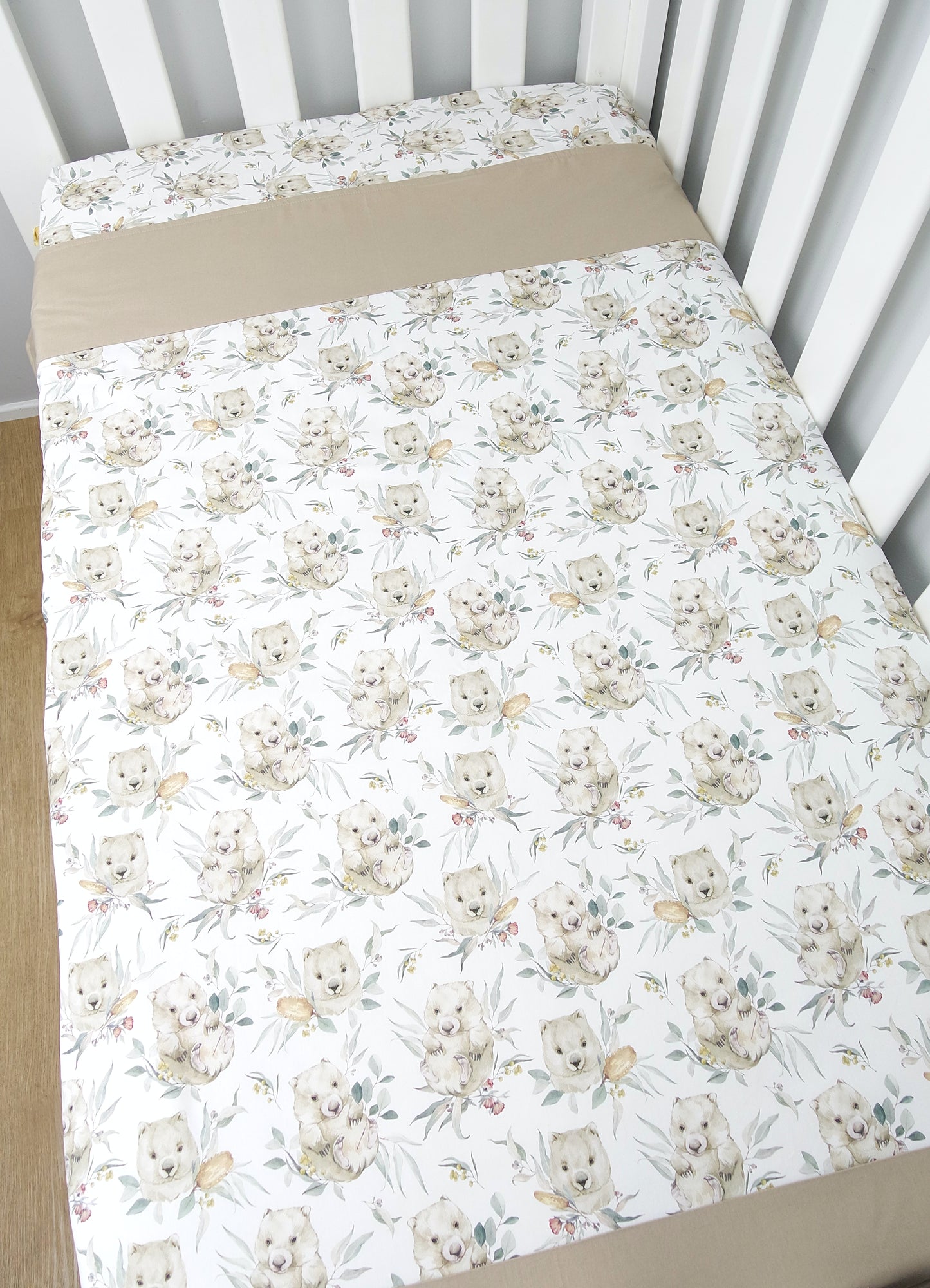 Willy the Wombat Cot Quilt