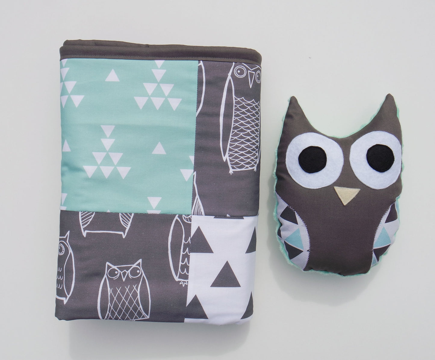 Aqua Owl Plush Toy