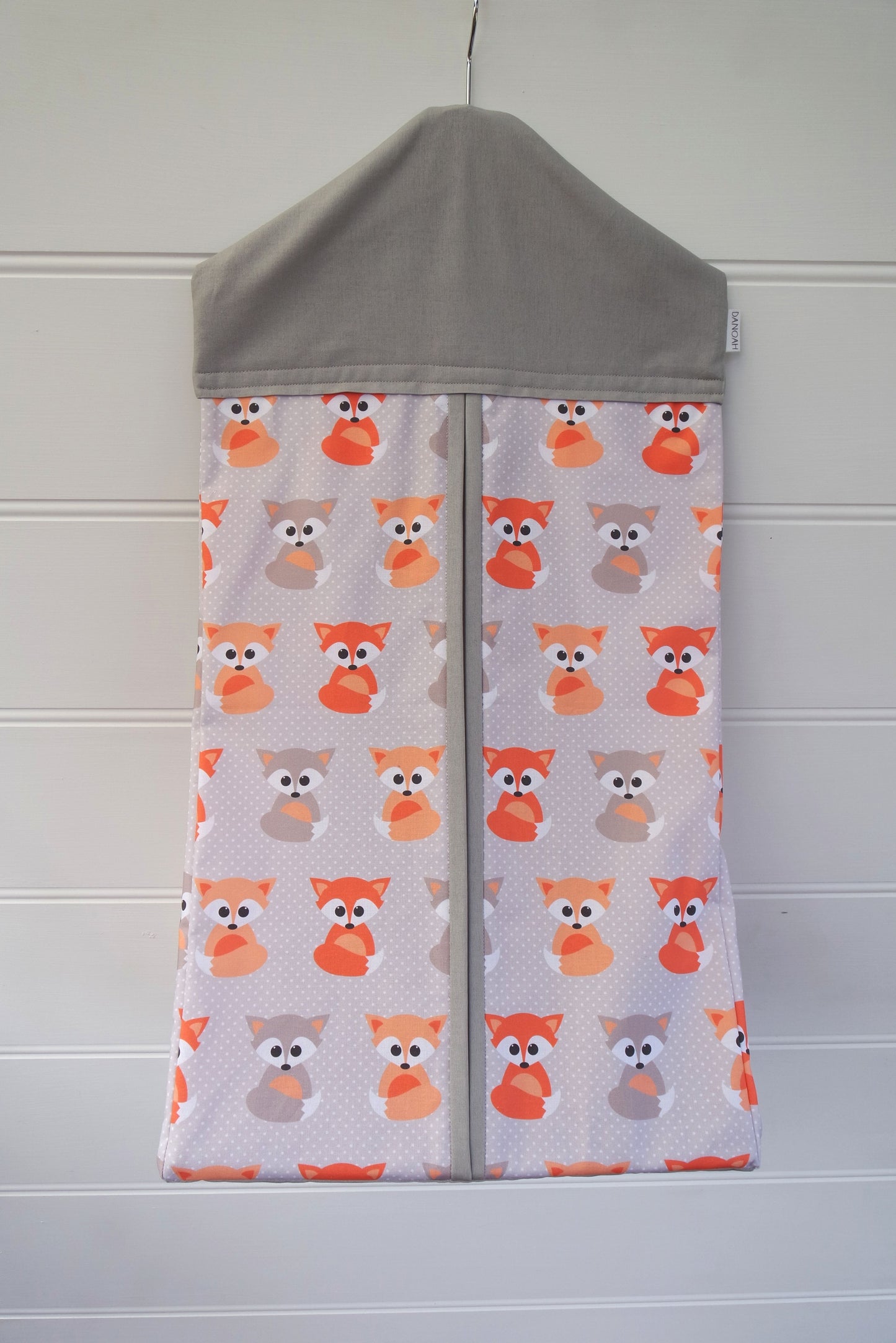 Peach Foxes Nappy Stacker