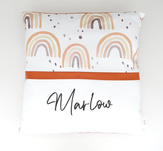 **70% OFF**  Rainbow Personalised Cushion Cover