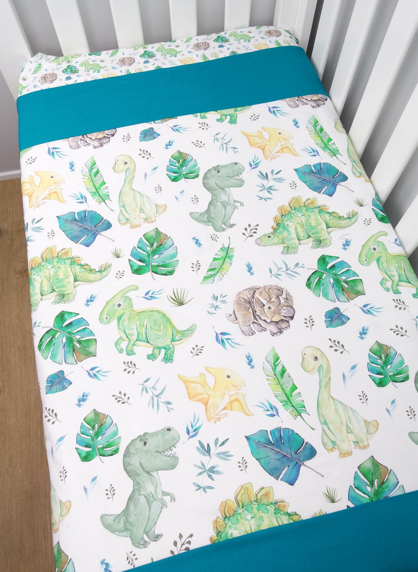 Little Dinosaur Cot Quilt