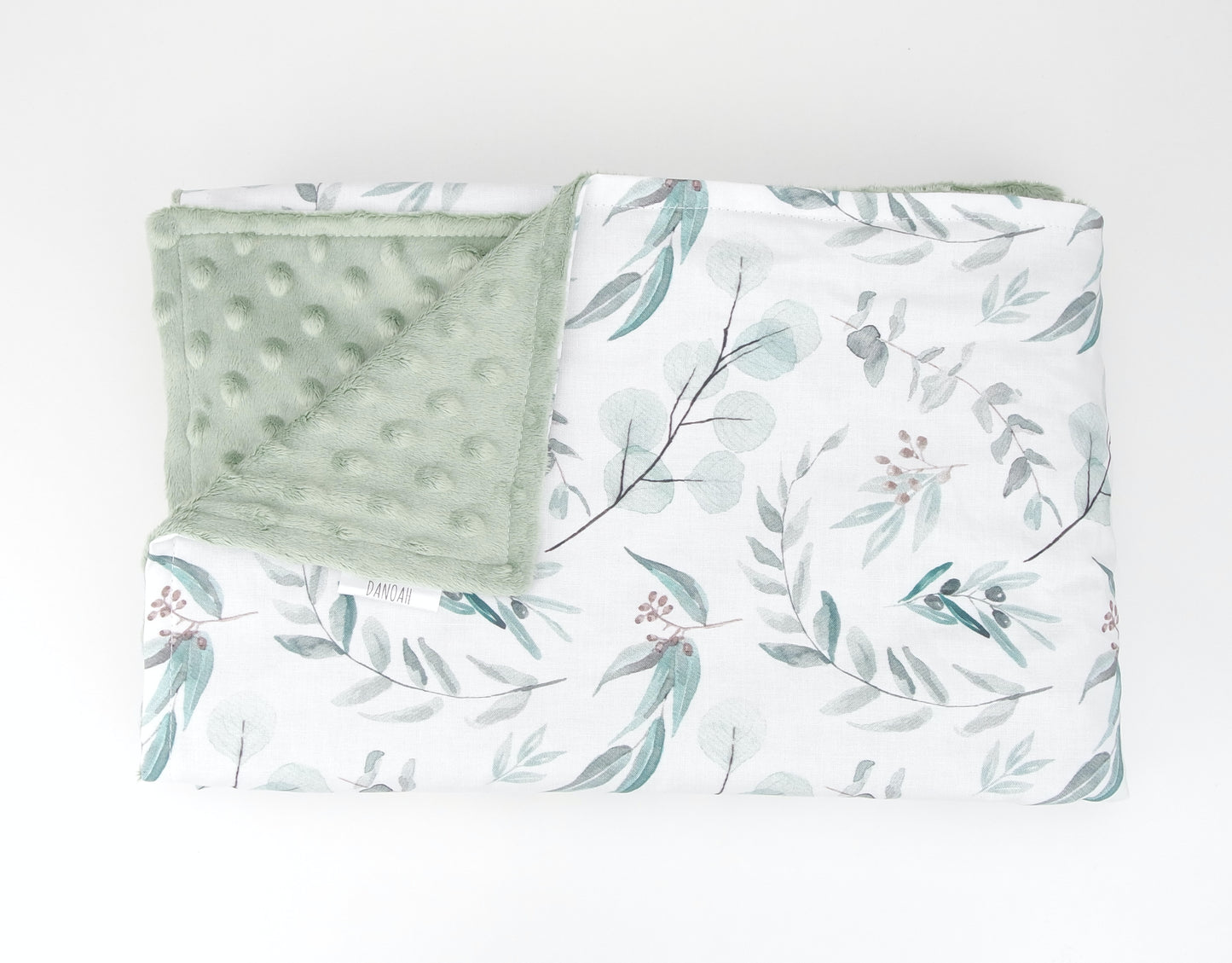Eucalyptus Minky Baby Blanket (Green)