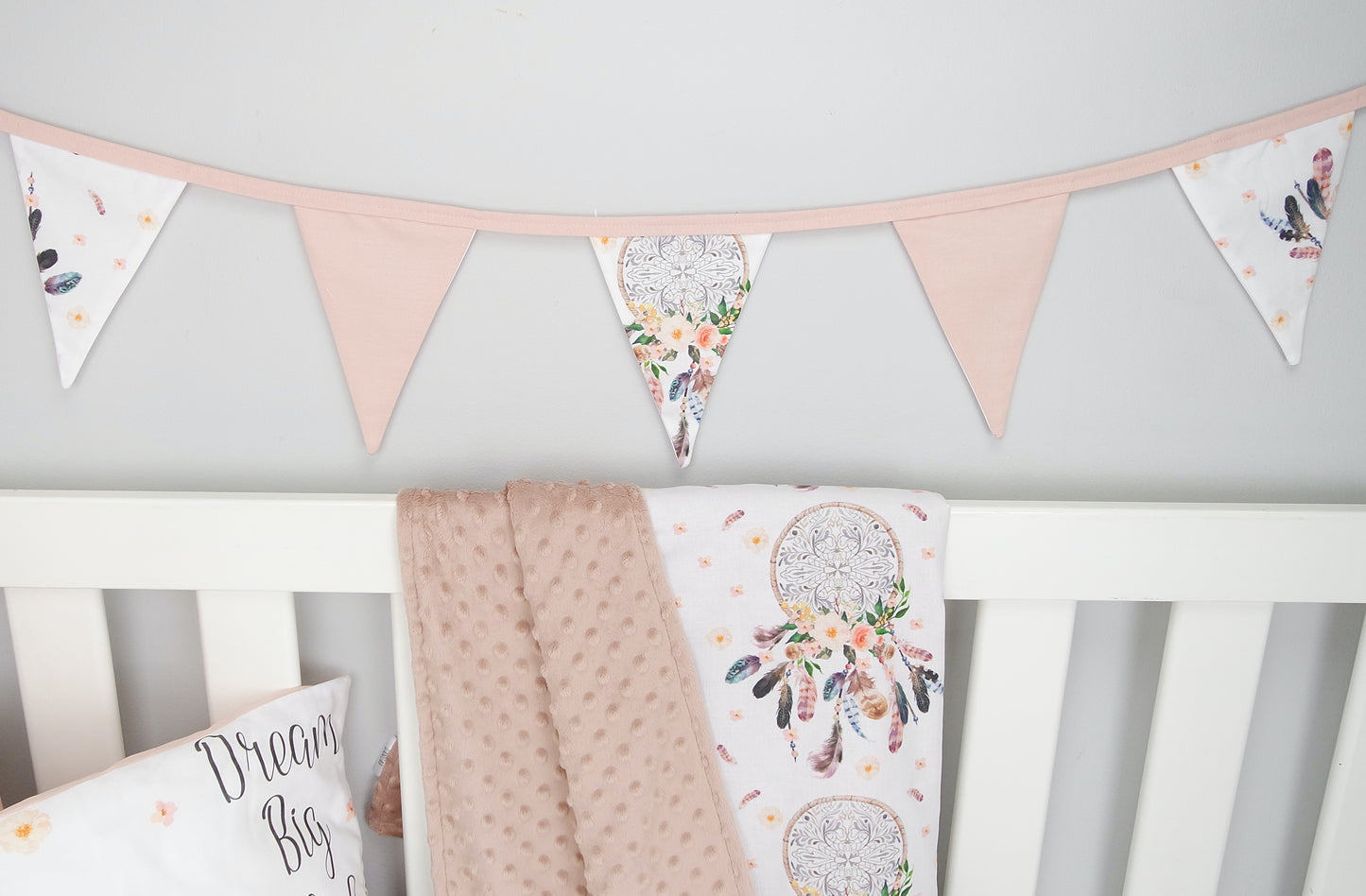 Neutral Dreamcatcher Bunting Flags