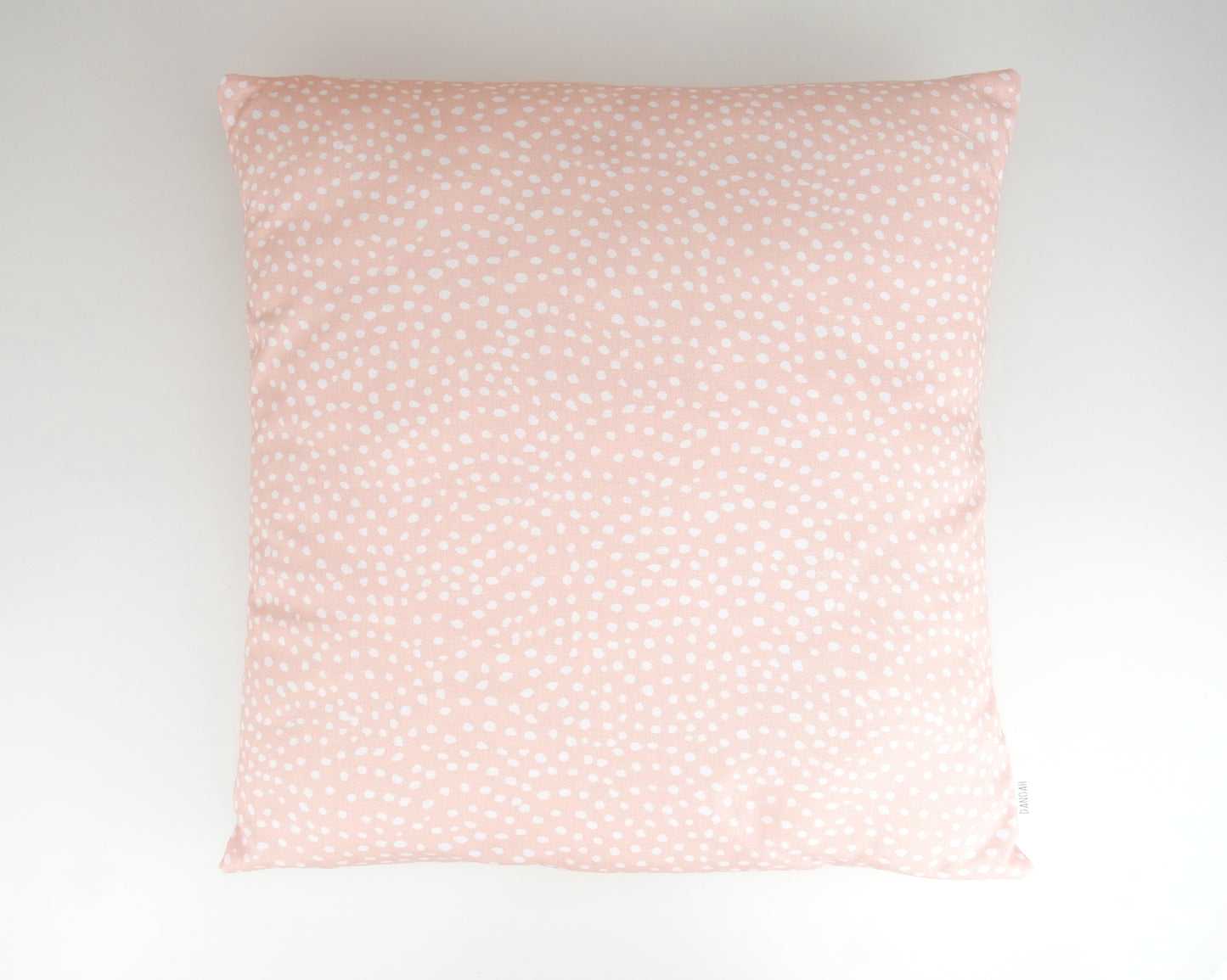 Nude Pink Pebbles Cushion Cover