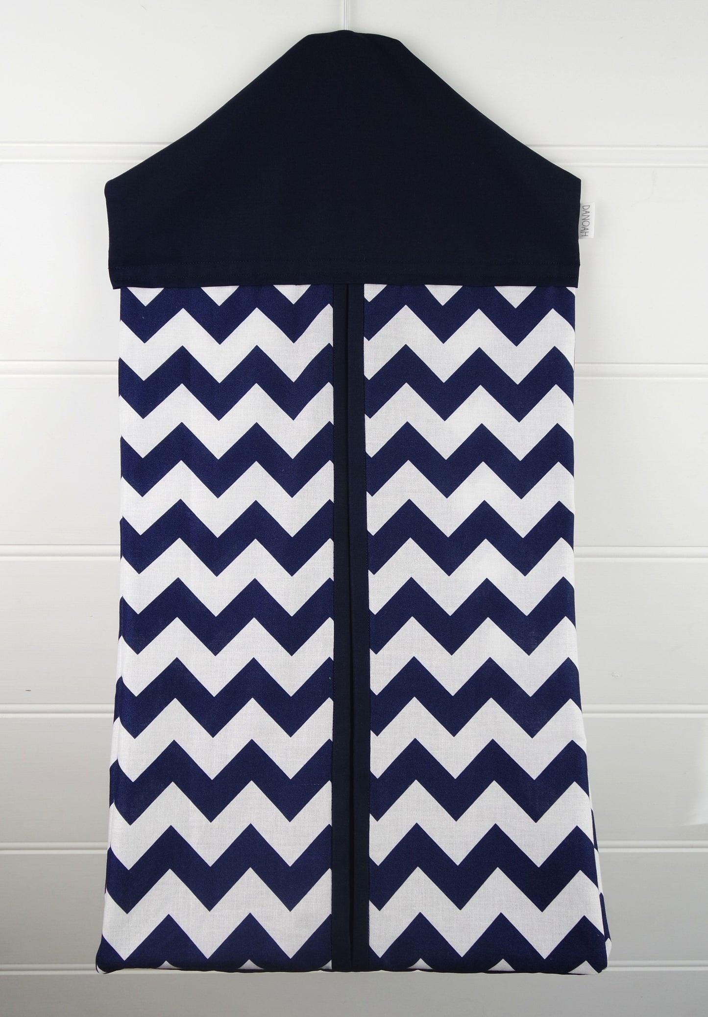 Nappy Stacker - Navy Blue & Chevron