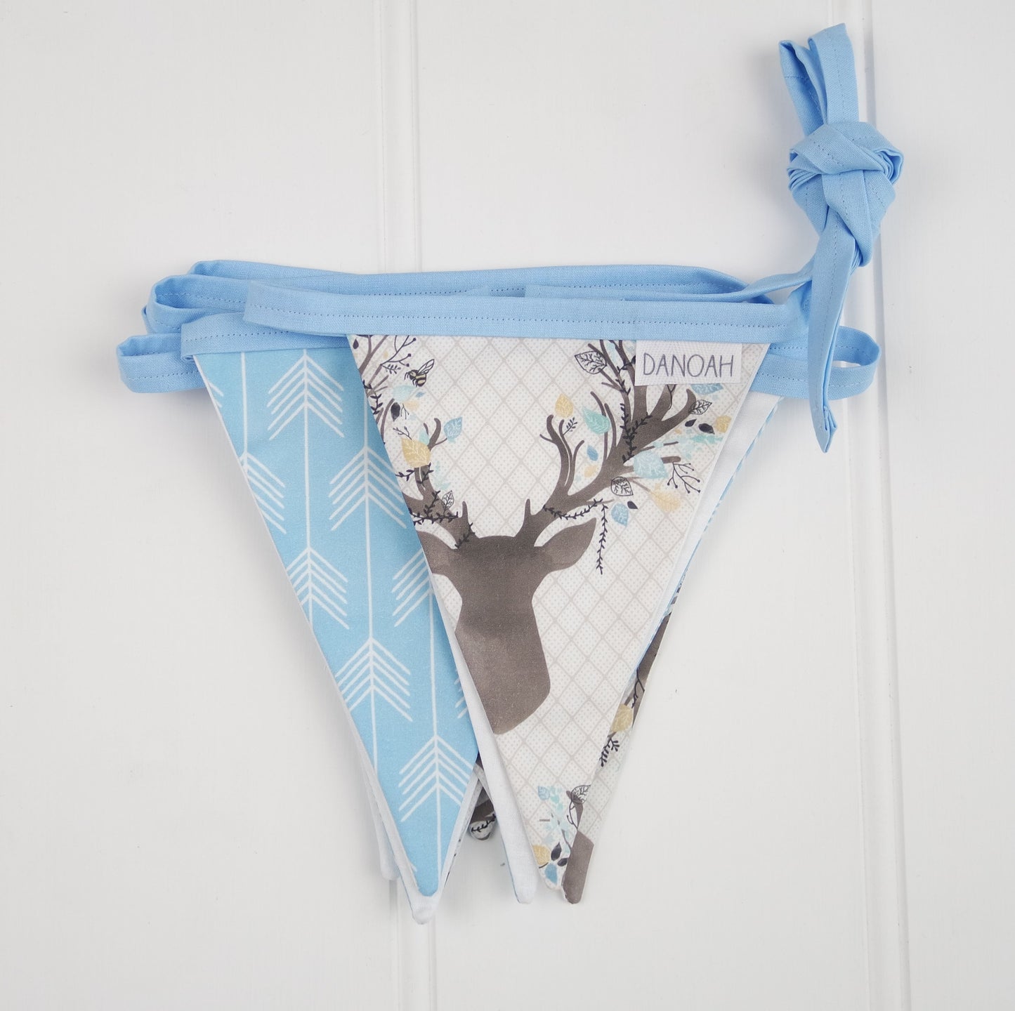 Blue Deer & Arrows Bunting Flags