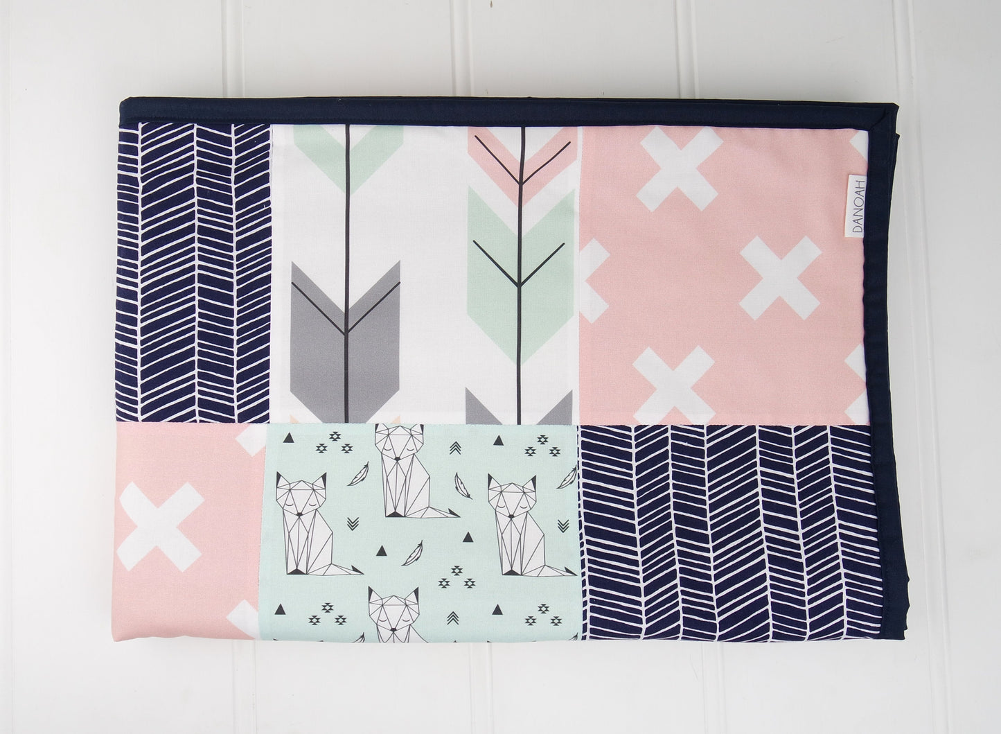 Mint Fox Patchwork Quilt