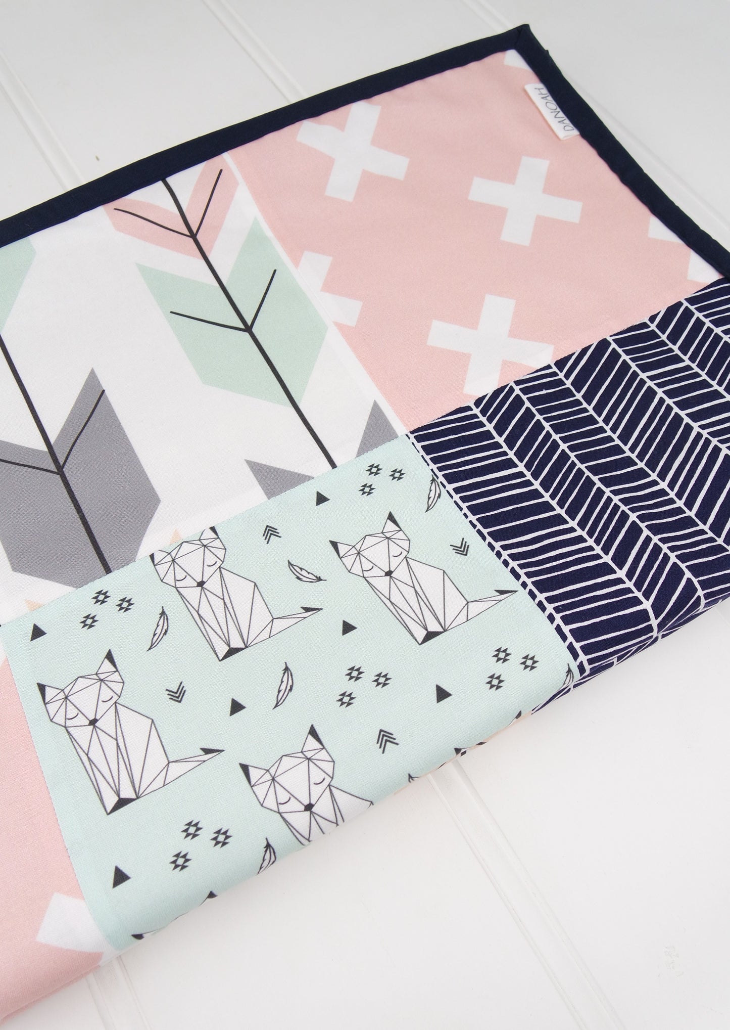 Mint Fox Patchwork Quilt