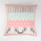 Pink & Mint Patchwork Cushion Cover