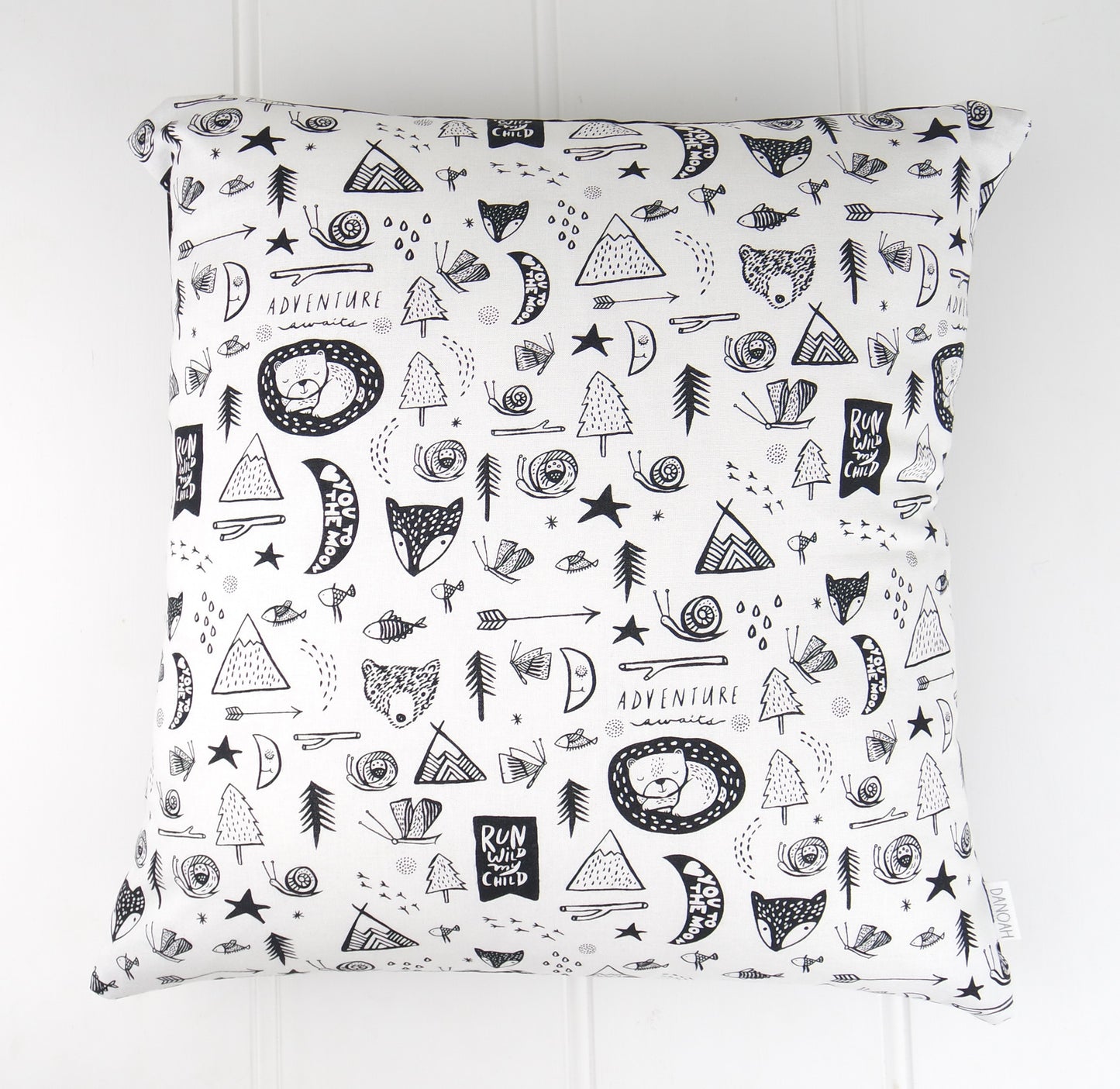Adventure Awaits White Cushion Cover