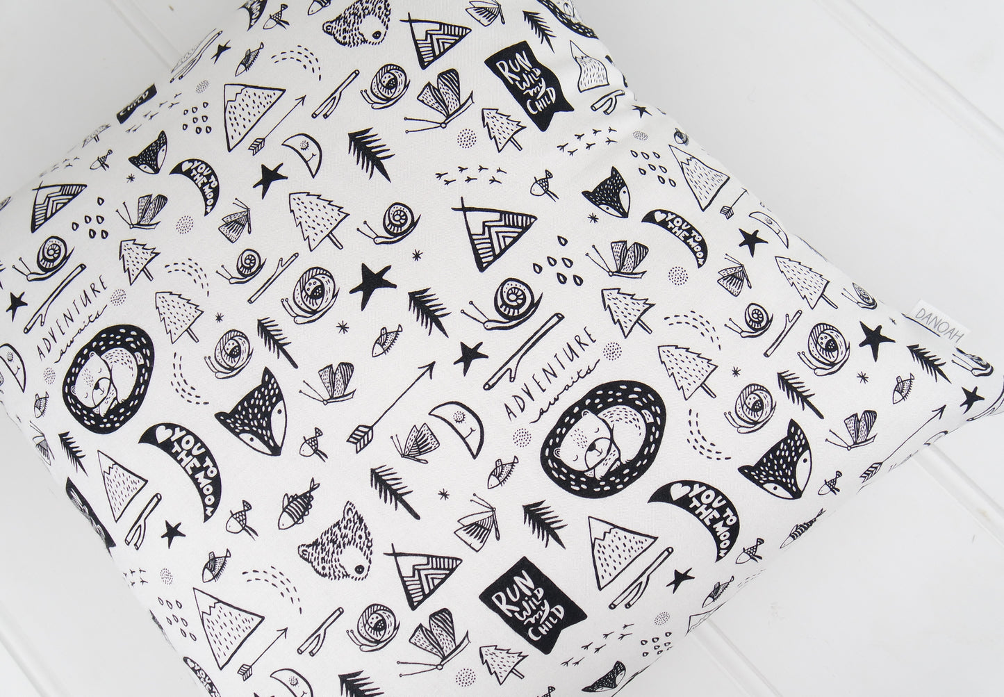 Adventure Awaits White Cushion Cover