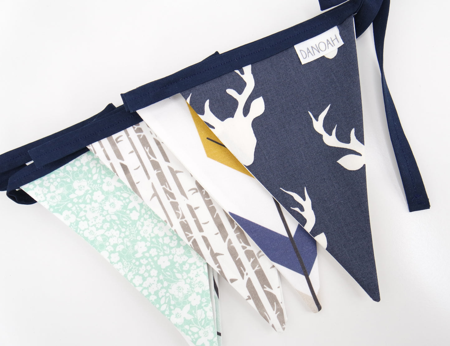 Navy Buck Bunting Flags