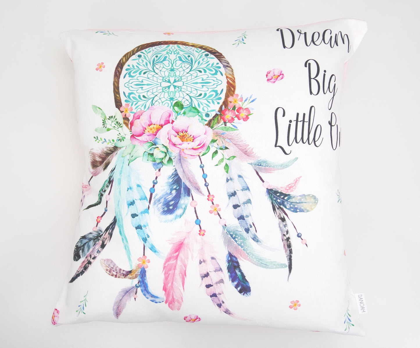 Pink Dream Big Little One Cushion Cover