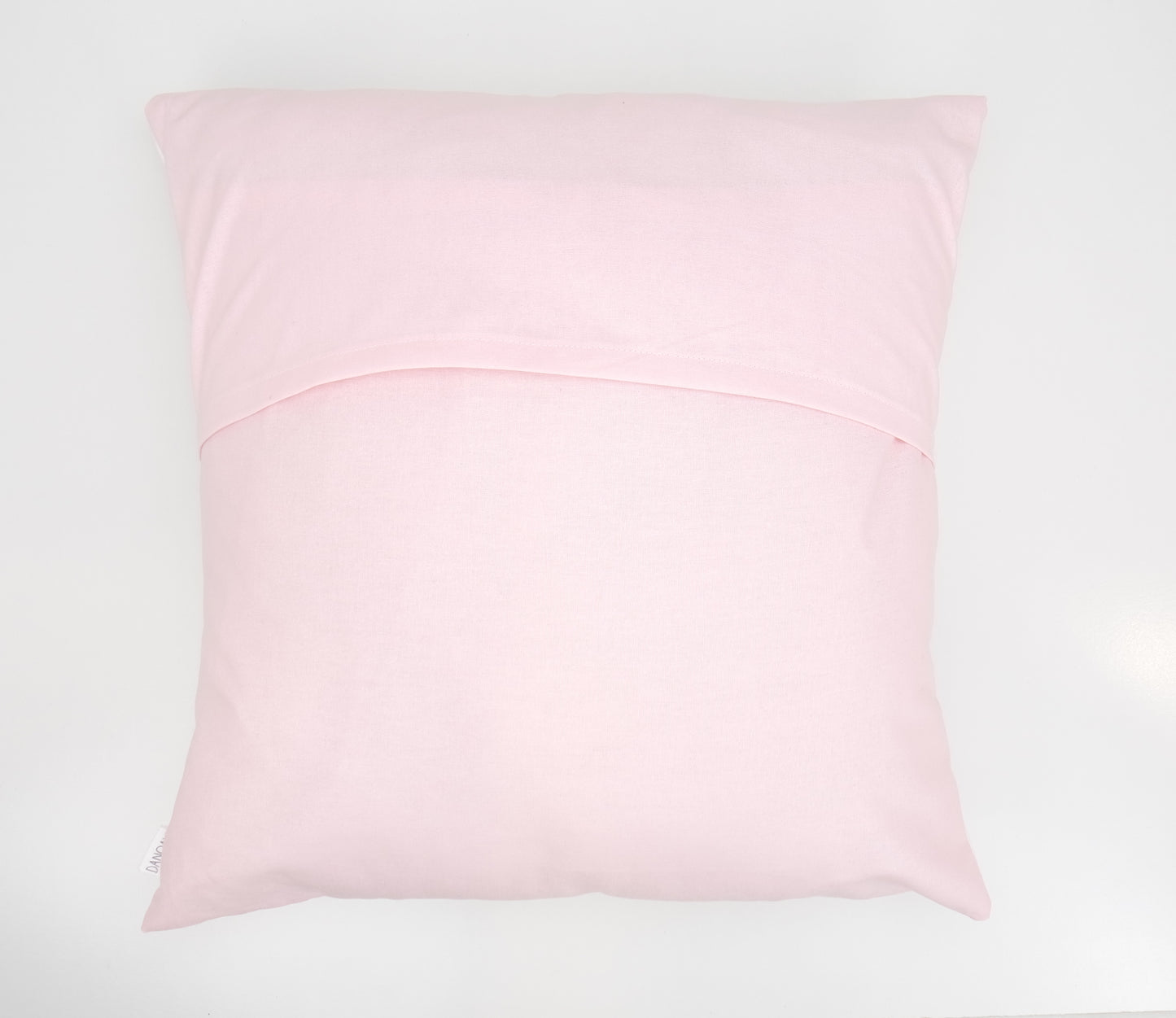 Pink Floral Elephant Cushion Cover