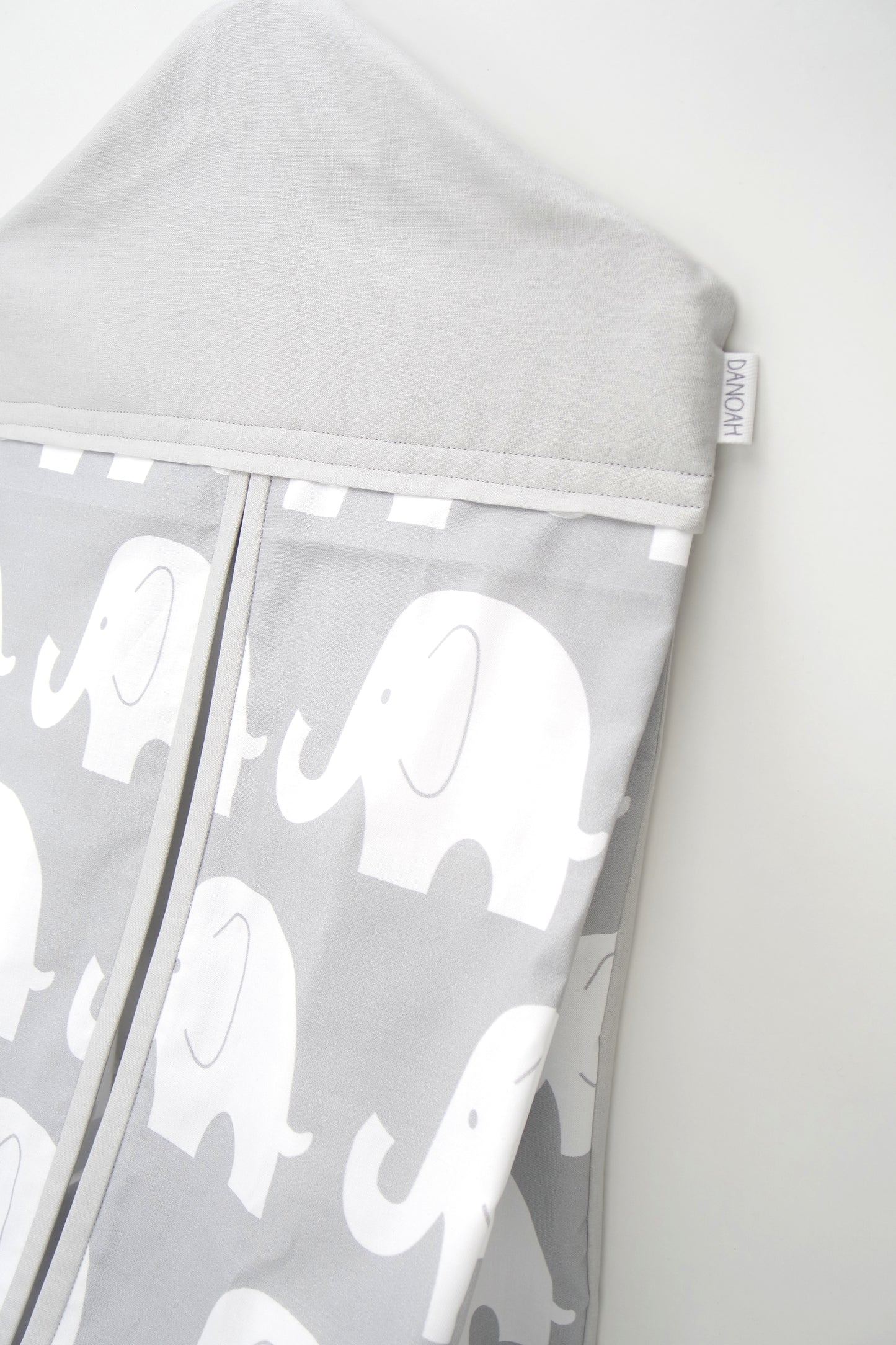 Nappy Stacker - Grey & White Elephant