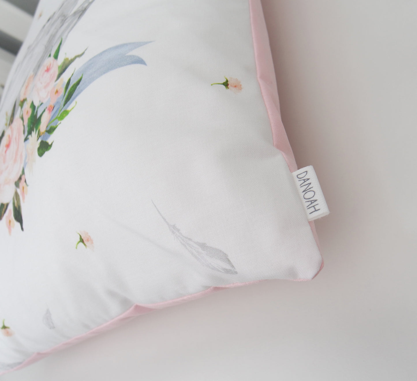 Elegant Swan Cushion Cover