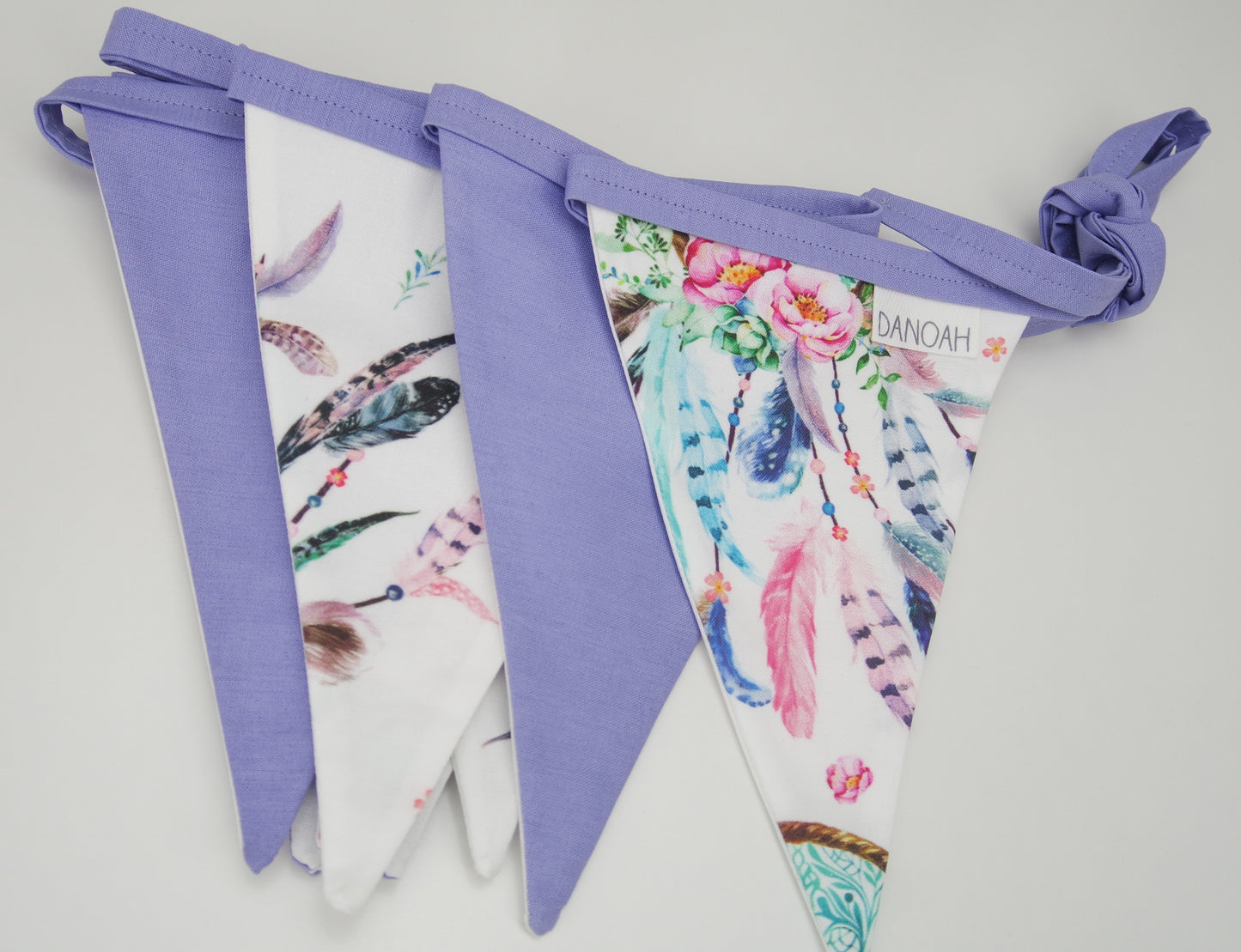 Purple Dreamcatcher Bunting Flags