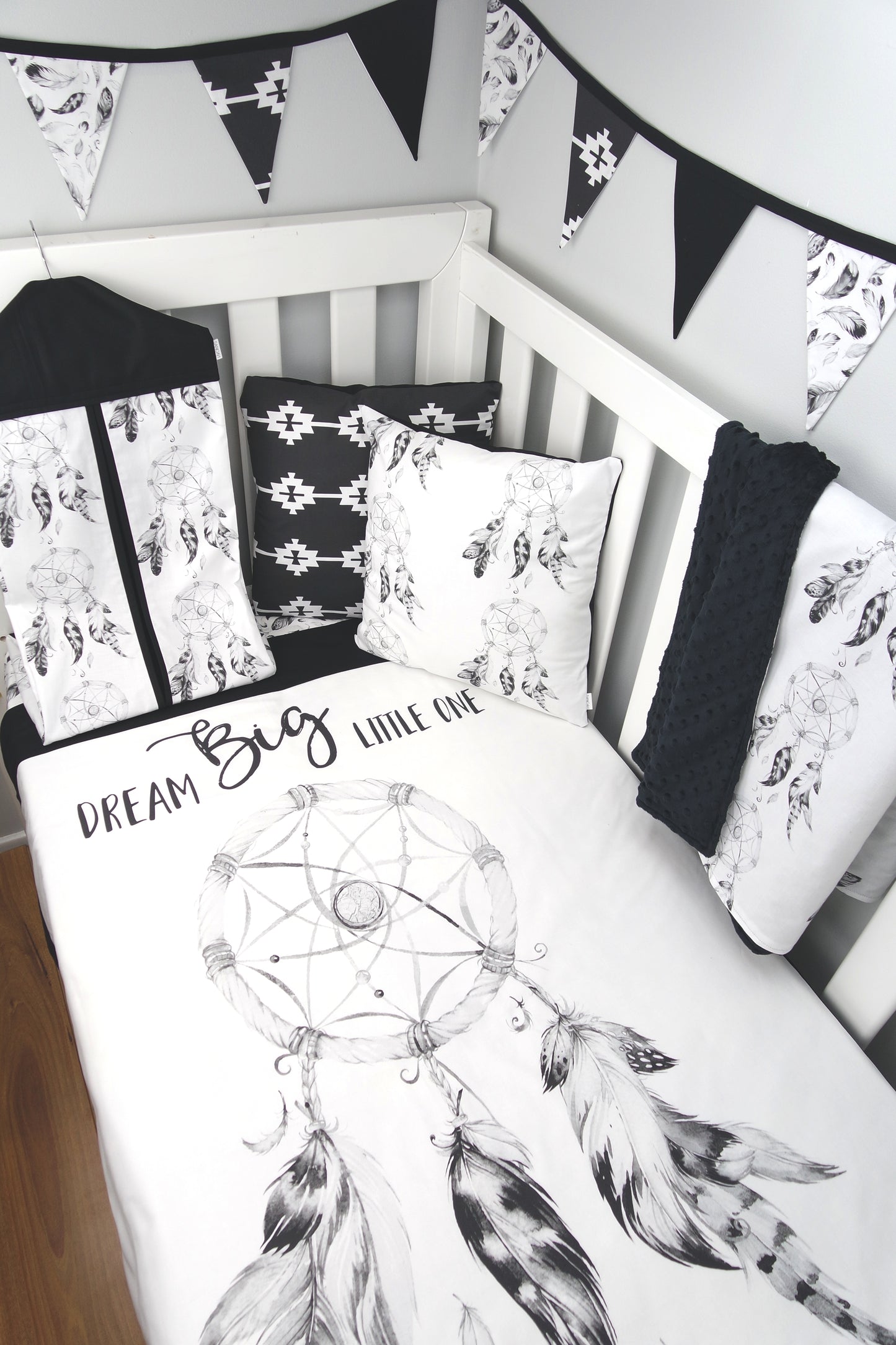Black Dreamcatcher Nappy Stacker