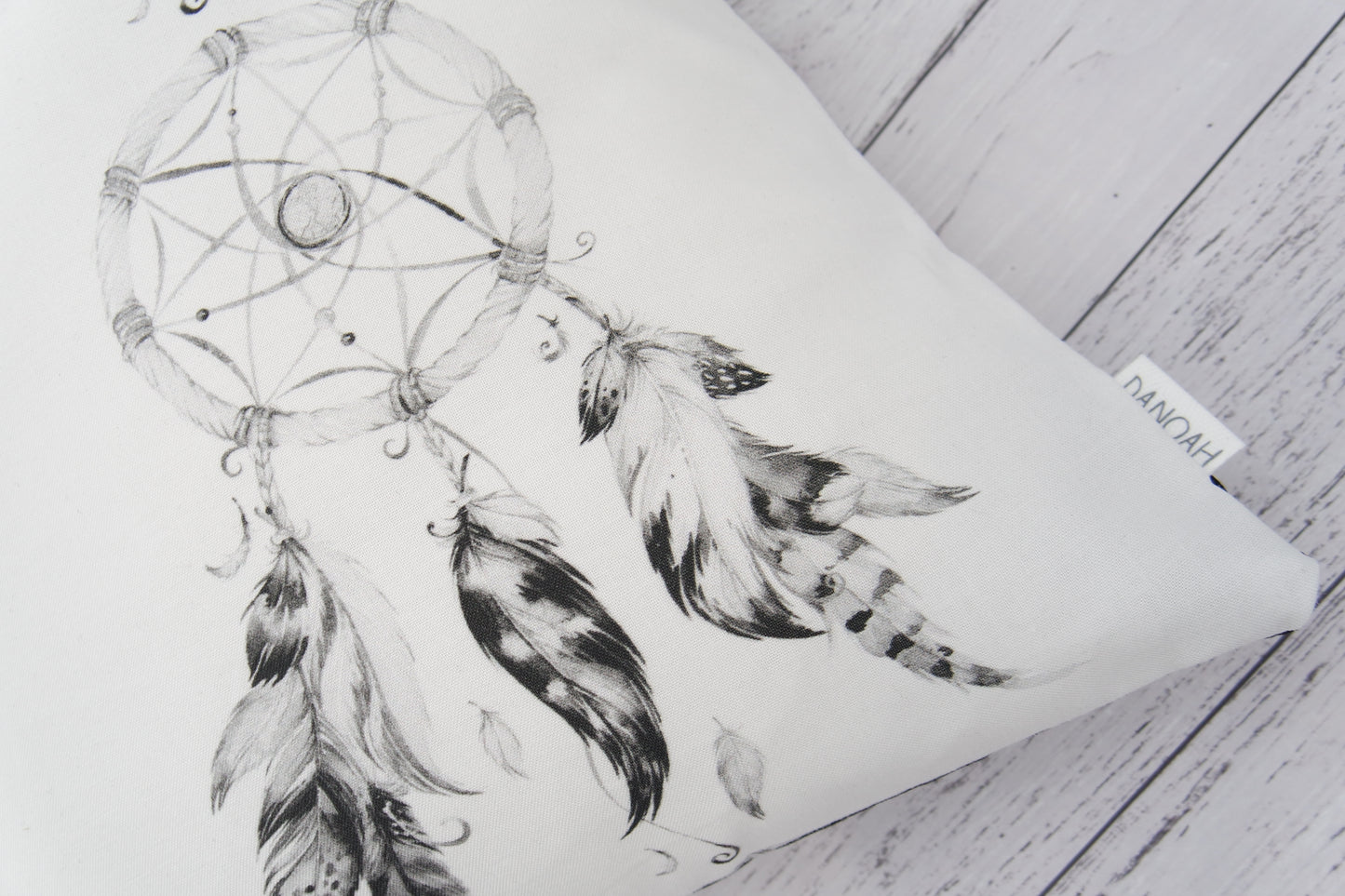 Black Dreamcatcher Cushion Cover