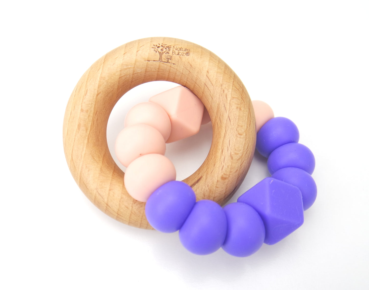 Purple & Peach Teether