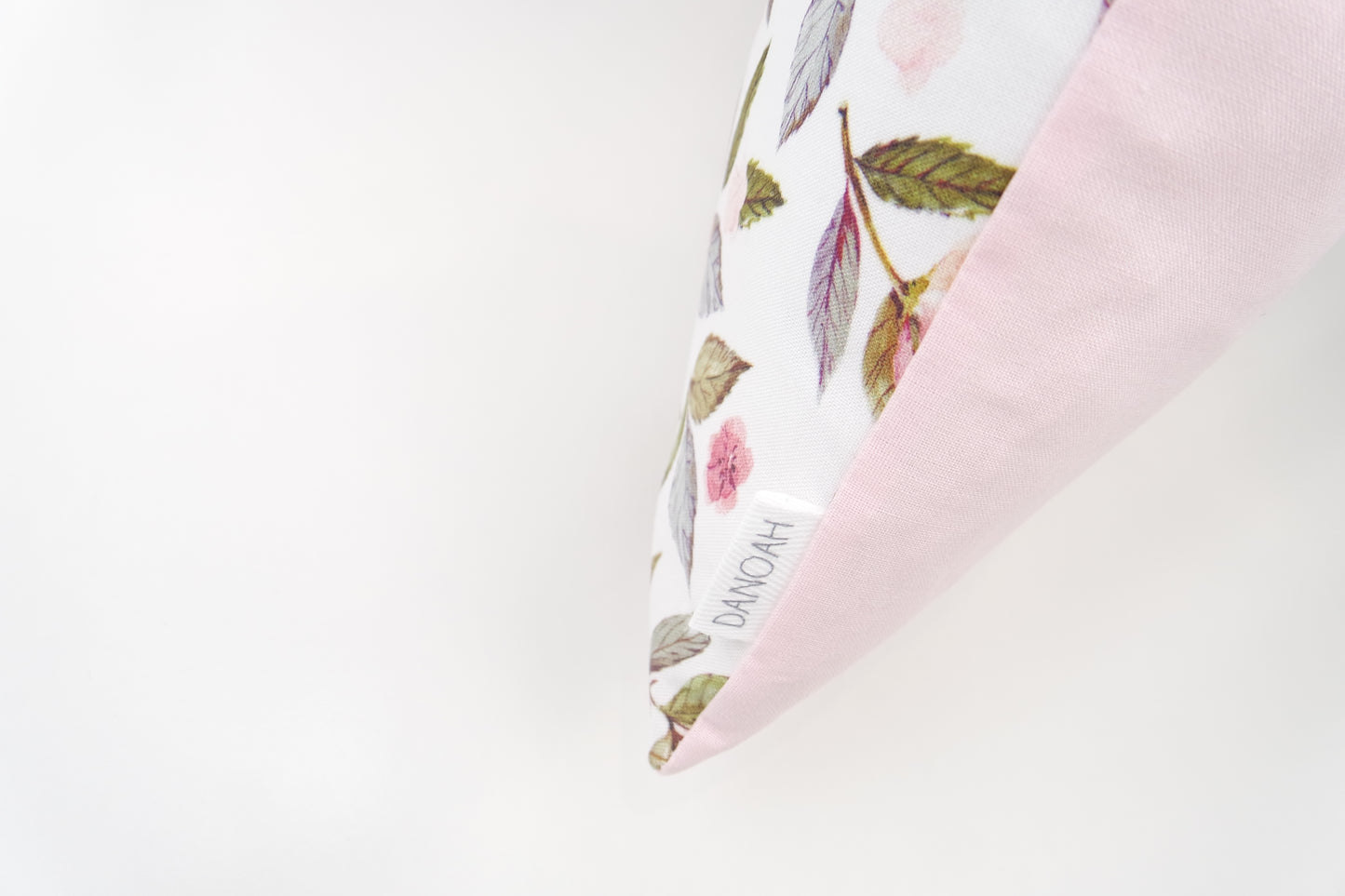 Pink Floral Cushion Cover