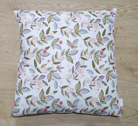 Pink Floral Cushion Cover